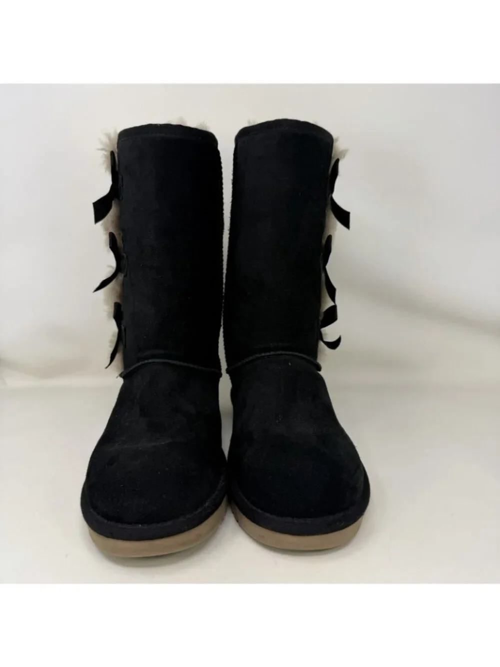 Koolaburra by UGG Victoria Tall Boots Black Women's Size US 8